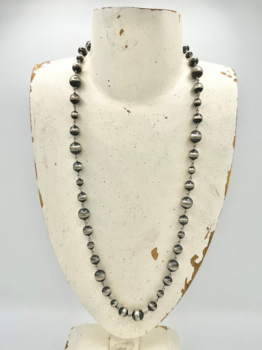Necklace- Navajo Pearl ball and chain