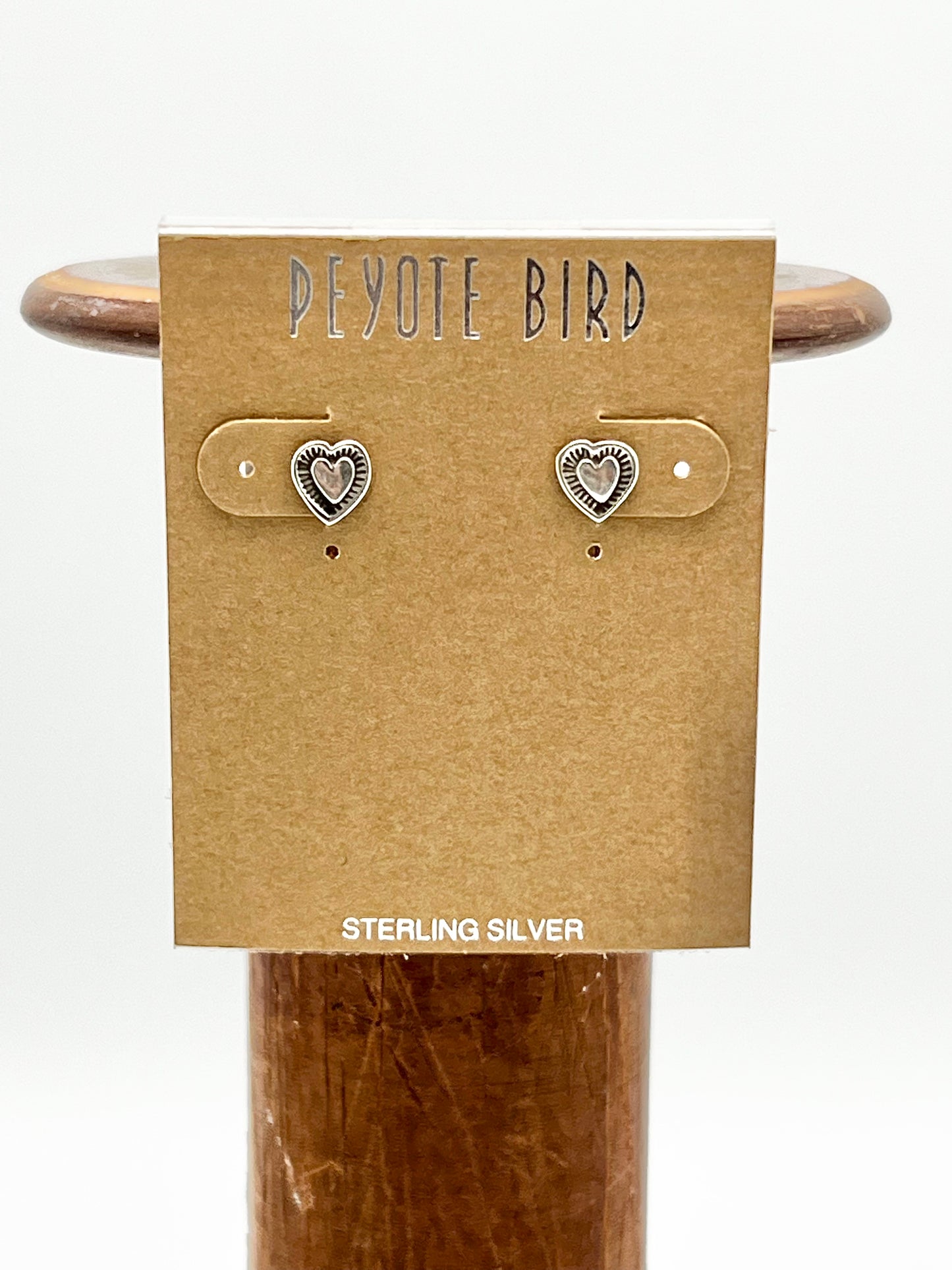 Sterling Silver Heart stud Earrings