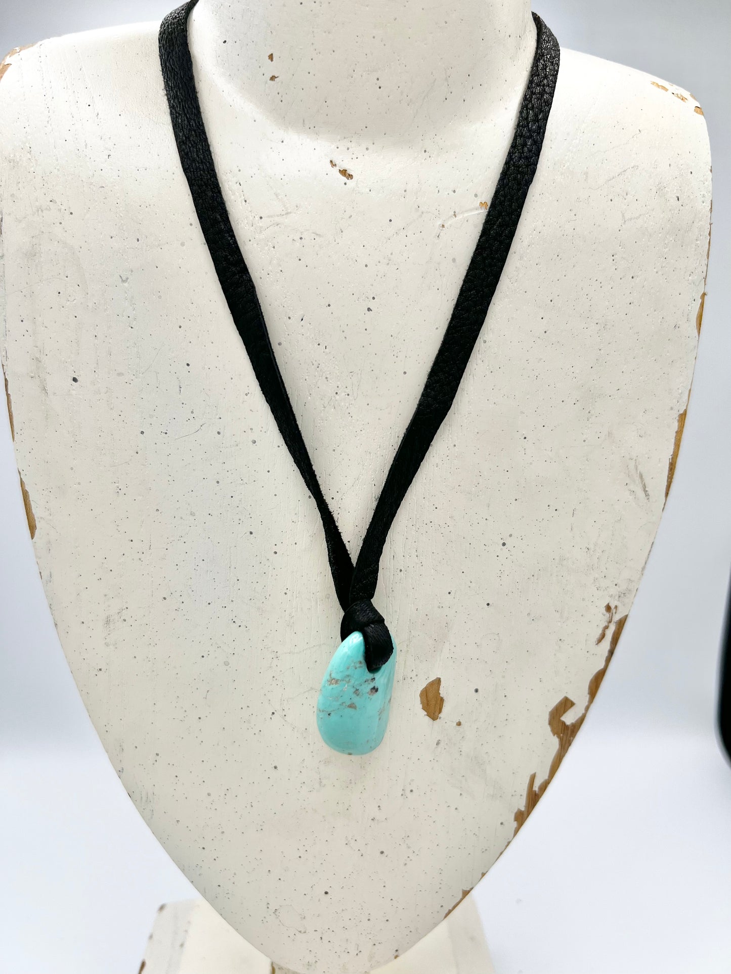 Jennifer Medina Turquoise Stone Necklace