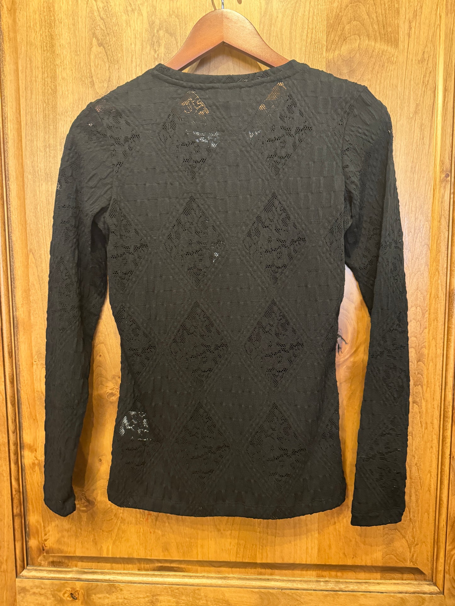 Long Sleeve Top Full Stretch Lace- Anatomie
