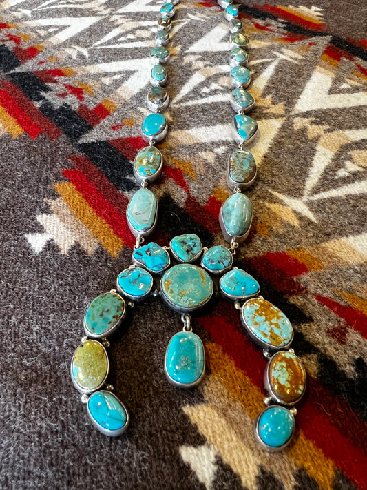 Federico Jimenez Turquoise Squash Necklace