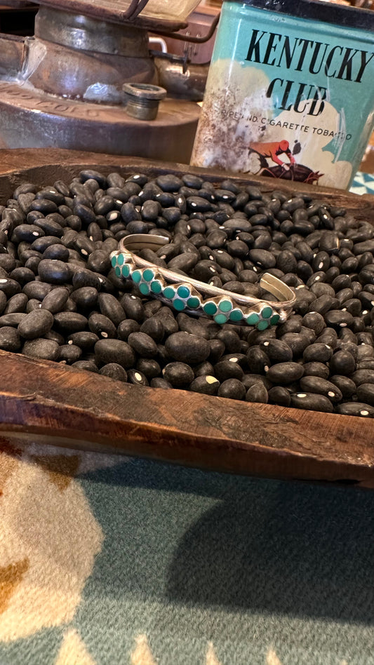 Turquoise Inlay Cuff