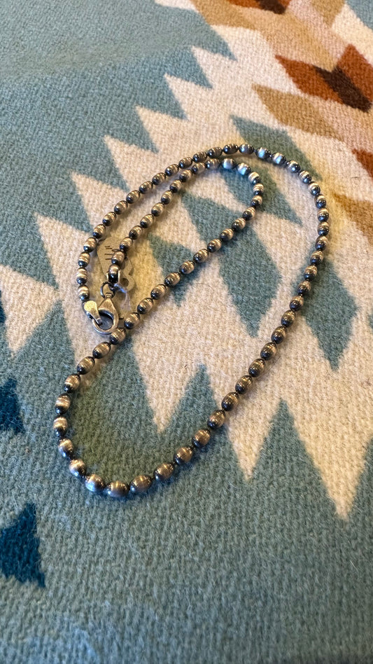 3mm Navajo Pearls necklace- Multiple sizes available