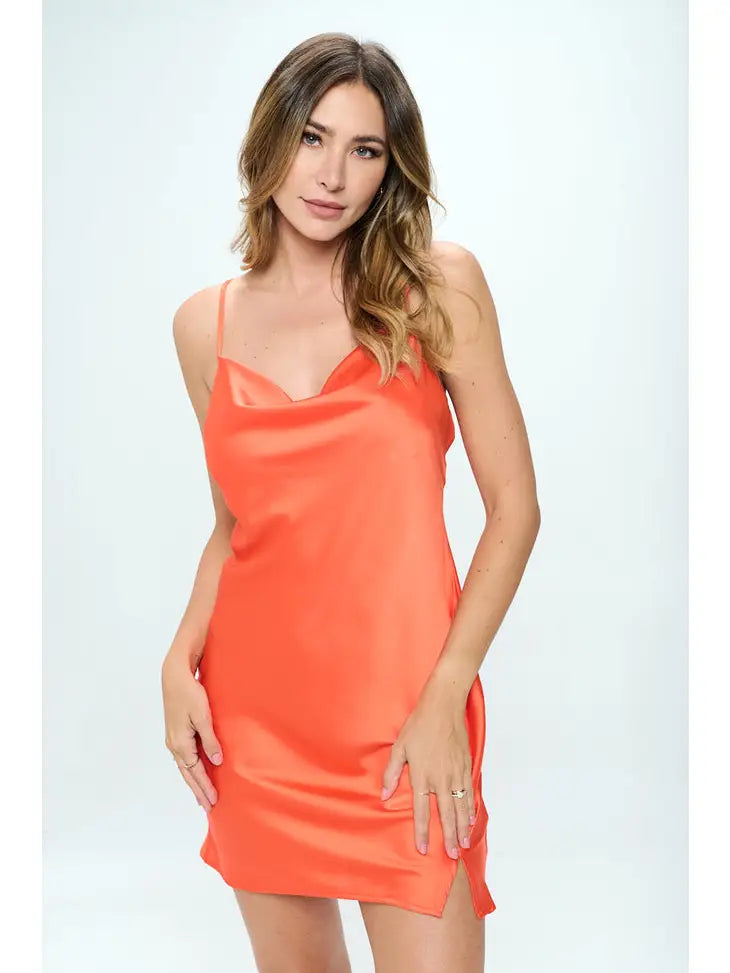 Short Satin Slip Dress *Multiple Colors available*