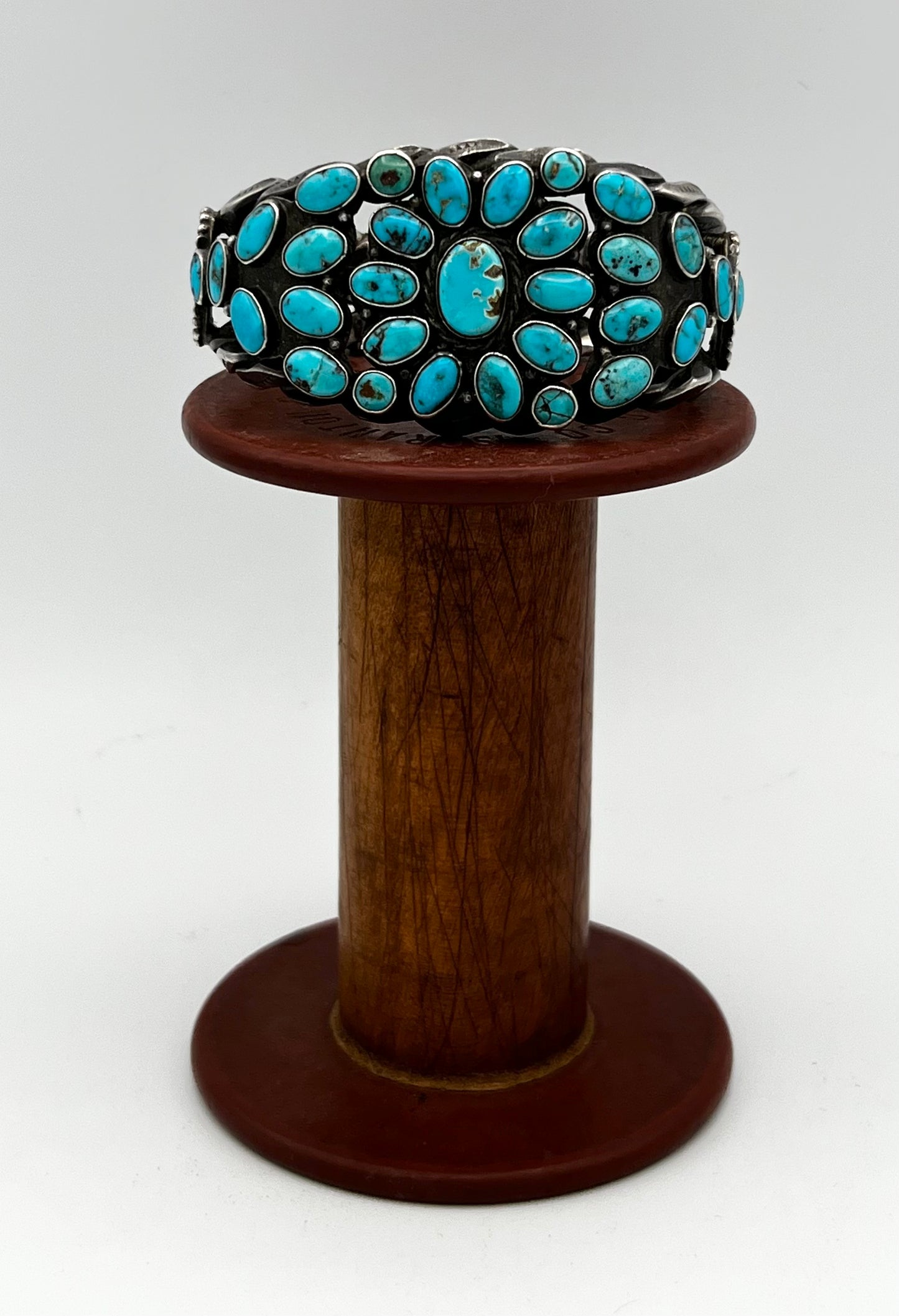 Cuff/Bracelet- Vintage Navajo Made Turquoise Sterling
