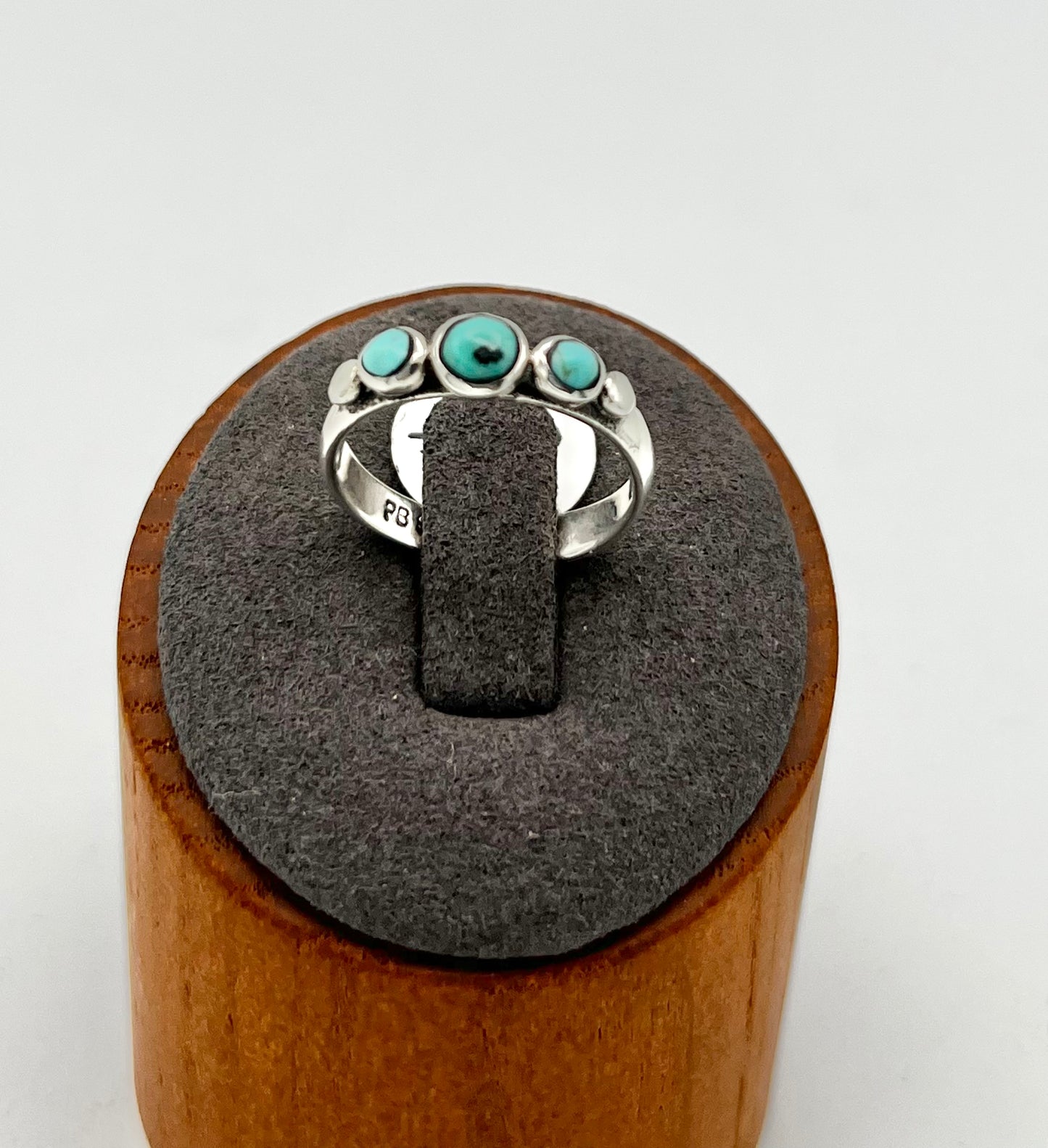 Ring- Nomad Stacker Turquoise Sterling