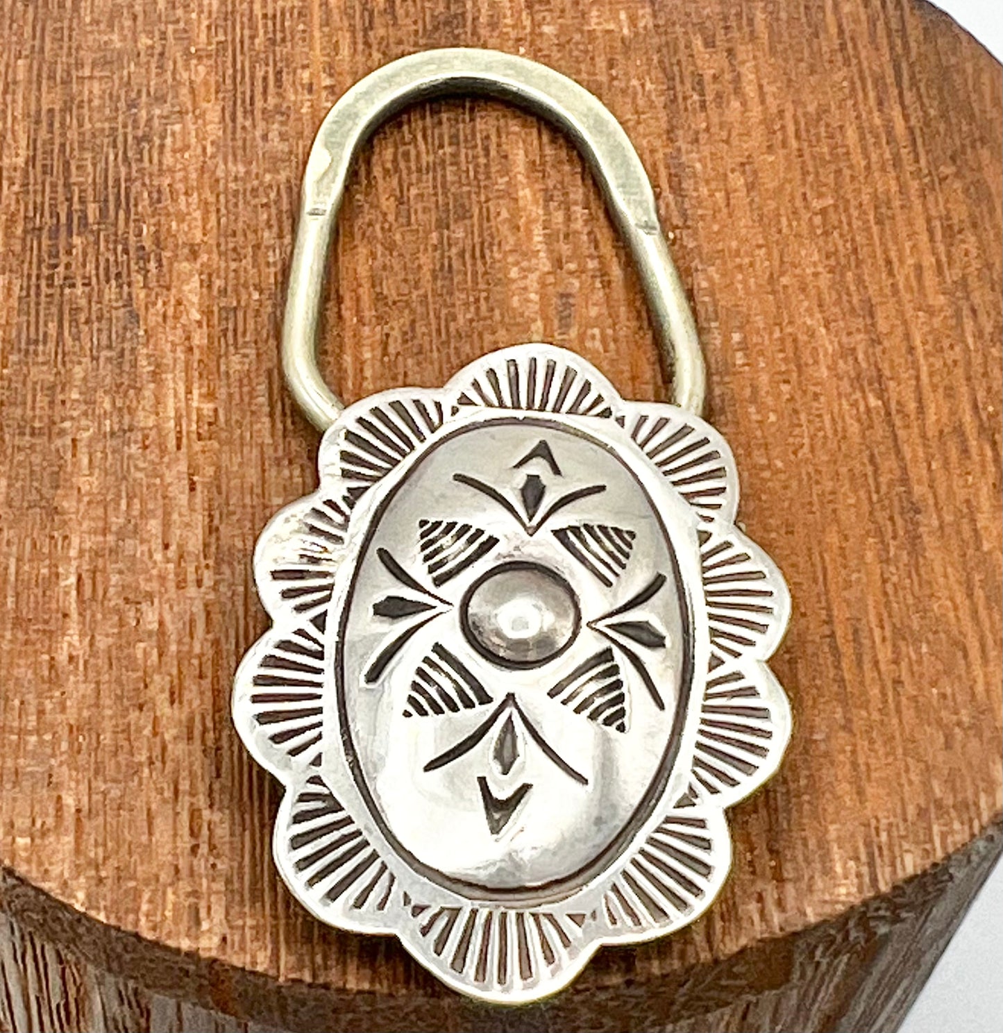 Keychain- Navajo Made Sterling Silver