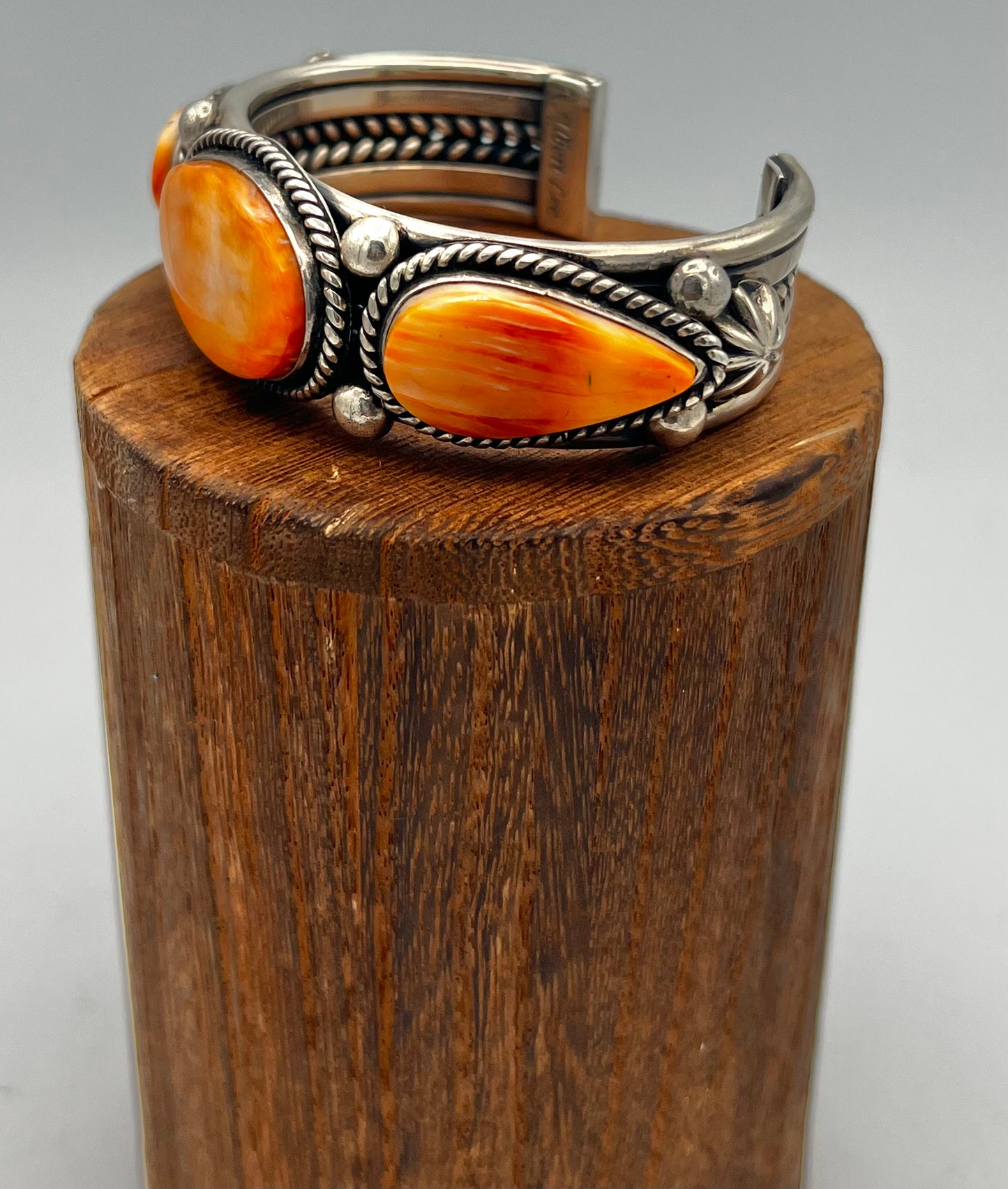 Cuff/Bracelet- Albert Lee Navajo Spiny-Oyster and Sterling
