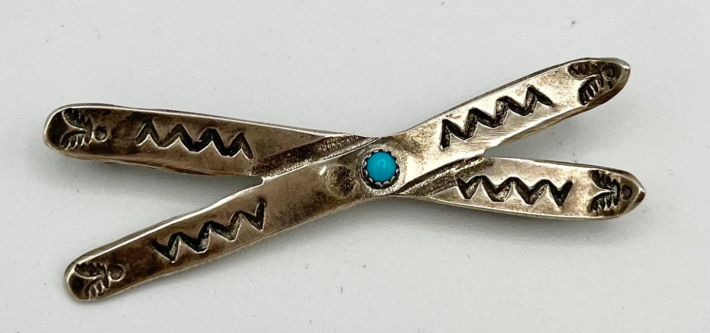 Hat Pin- Assorted Turquoise & Sterling Silver