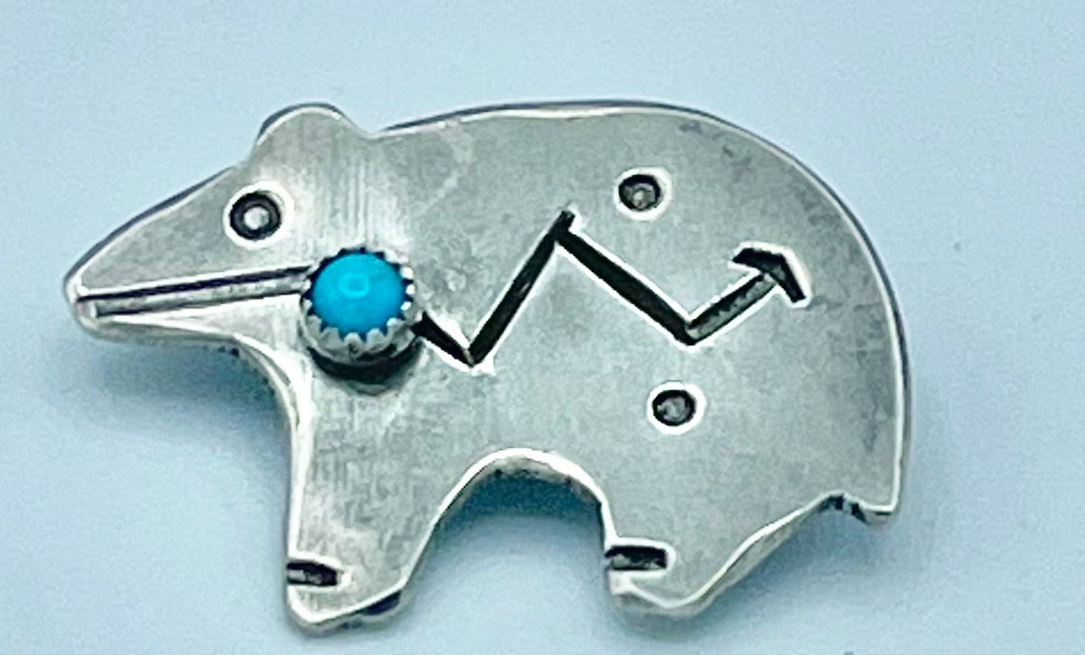 Hat Pin- Assorted Turquoise & Sterling Silver