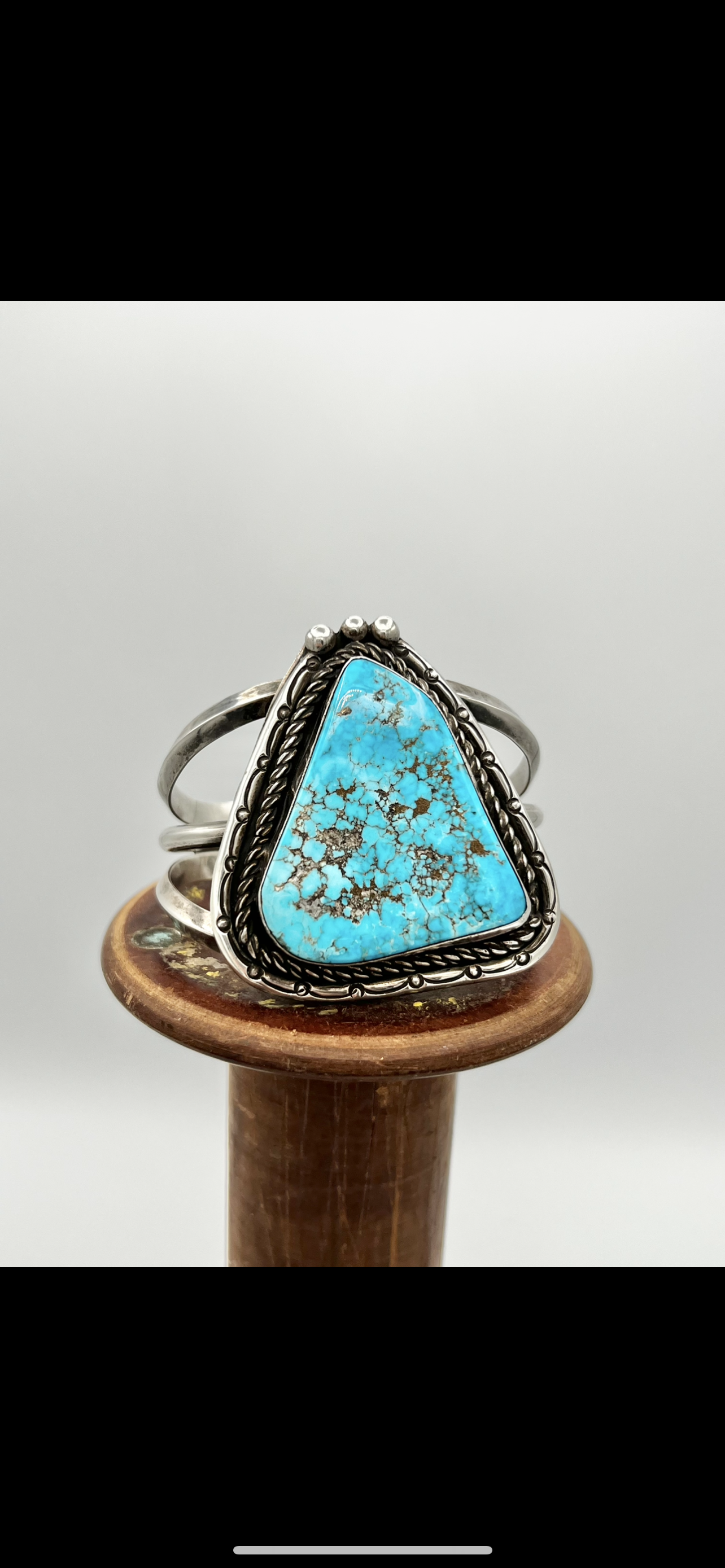 Vintage Morenci Turquoise Cuff