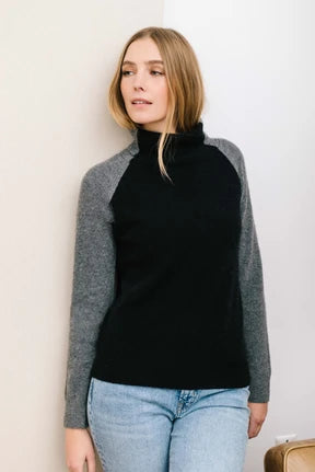 Cashmere Turtleneck Ribbed sweater