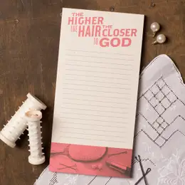 The Higher The Hair Notepad