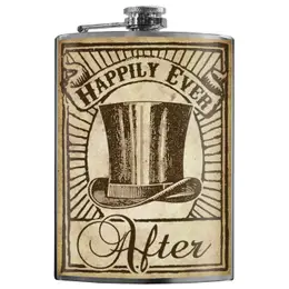 Happily Ever After Groom Flask