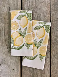 Lemon Pattern Kitchen Towel