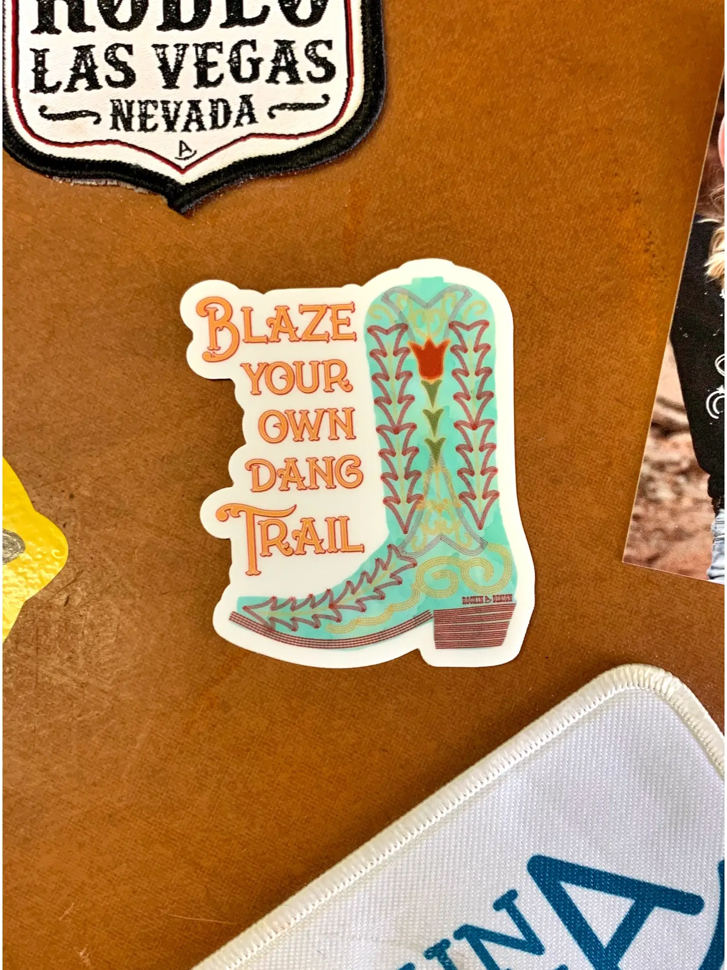 Blaze Your Own Dang Trail Sticker
