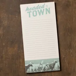 Headed to Town Notepad